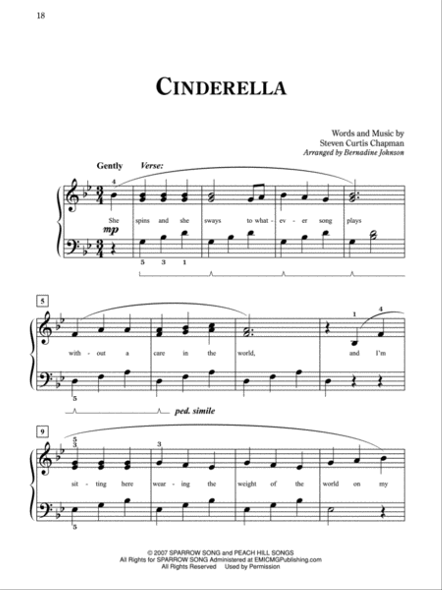 Pure & Simple Christian Hits Easy Piano scores gallery preview page 3