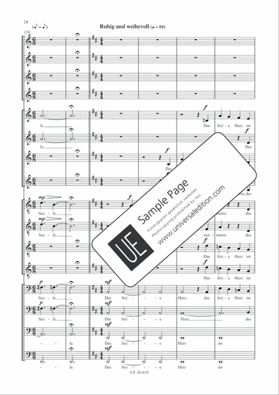 Im Sommerwind Im Sommerwind 4-Part scores gallery preview page 26