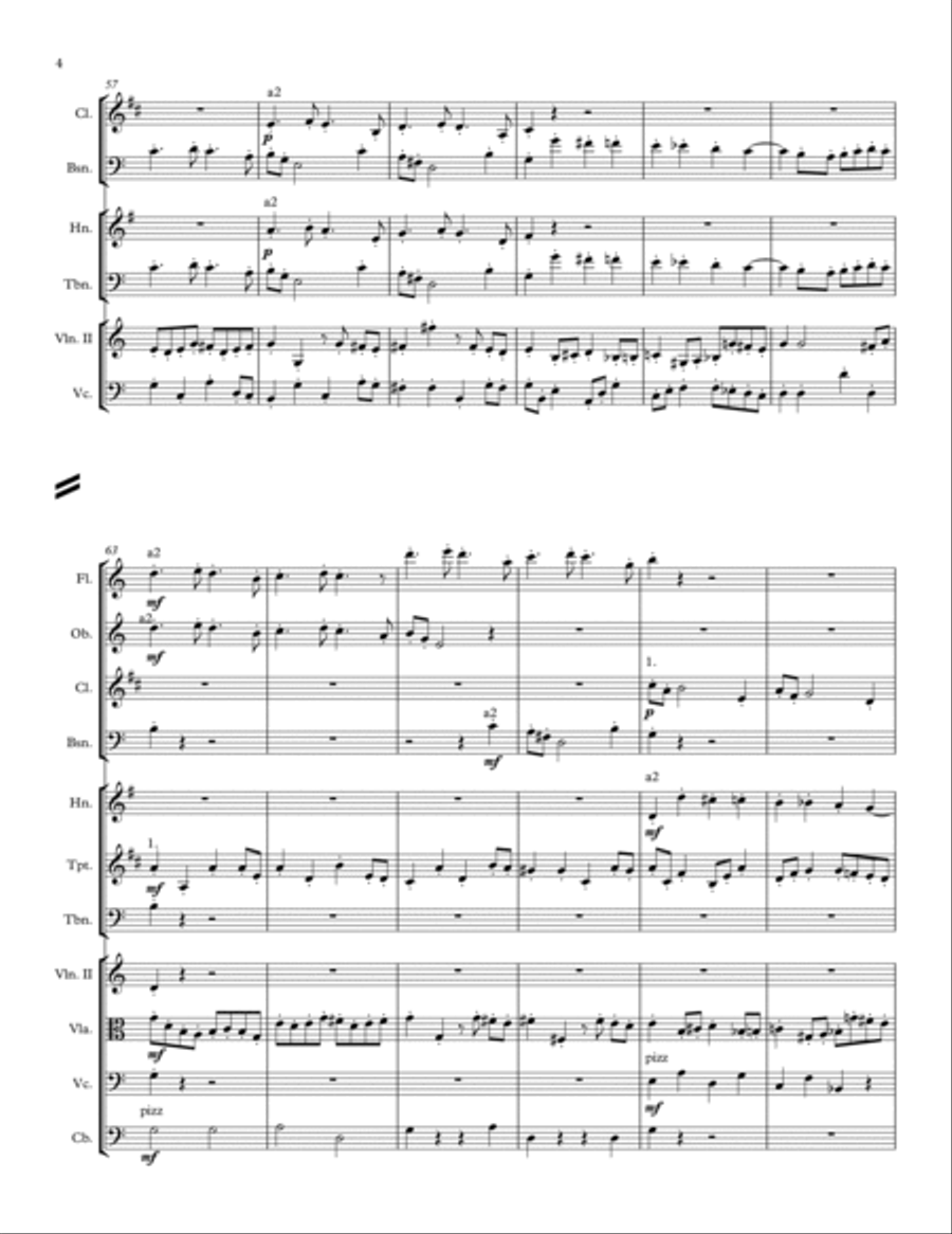 Fugue for Orchestra Fugue for Orchestra Small Ensemble scores gallery preview page 4