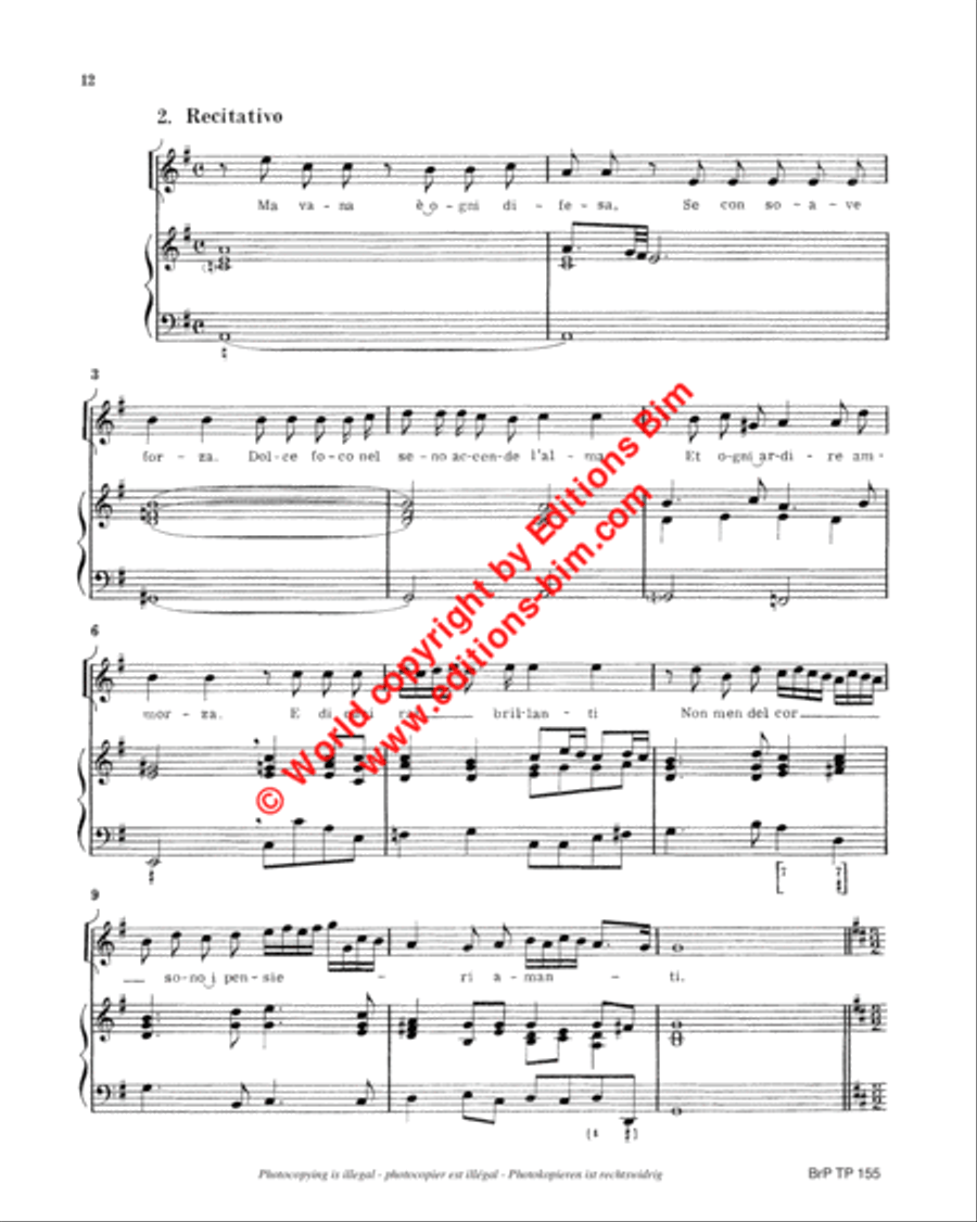 All'armi, pensieri Soprano Voice scores gallery preview page 5