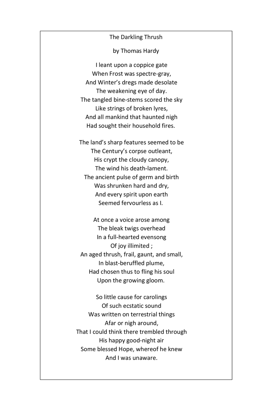The Darkling Thrush The Darkling Thrush 4-Part scores gallery preview page 3