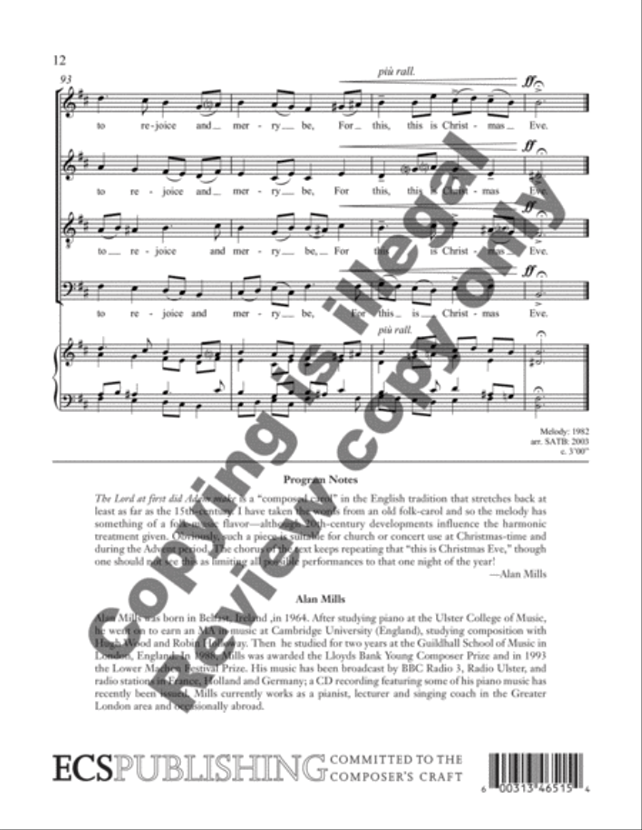 The Lord at first did Adam make 4-Part scores gallery preview page 8