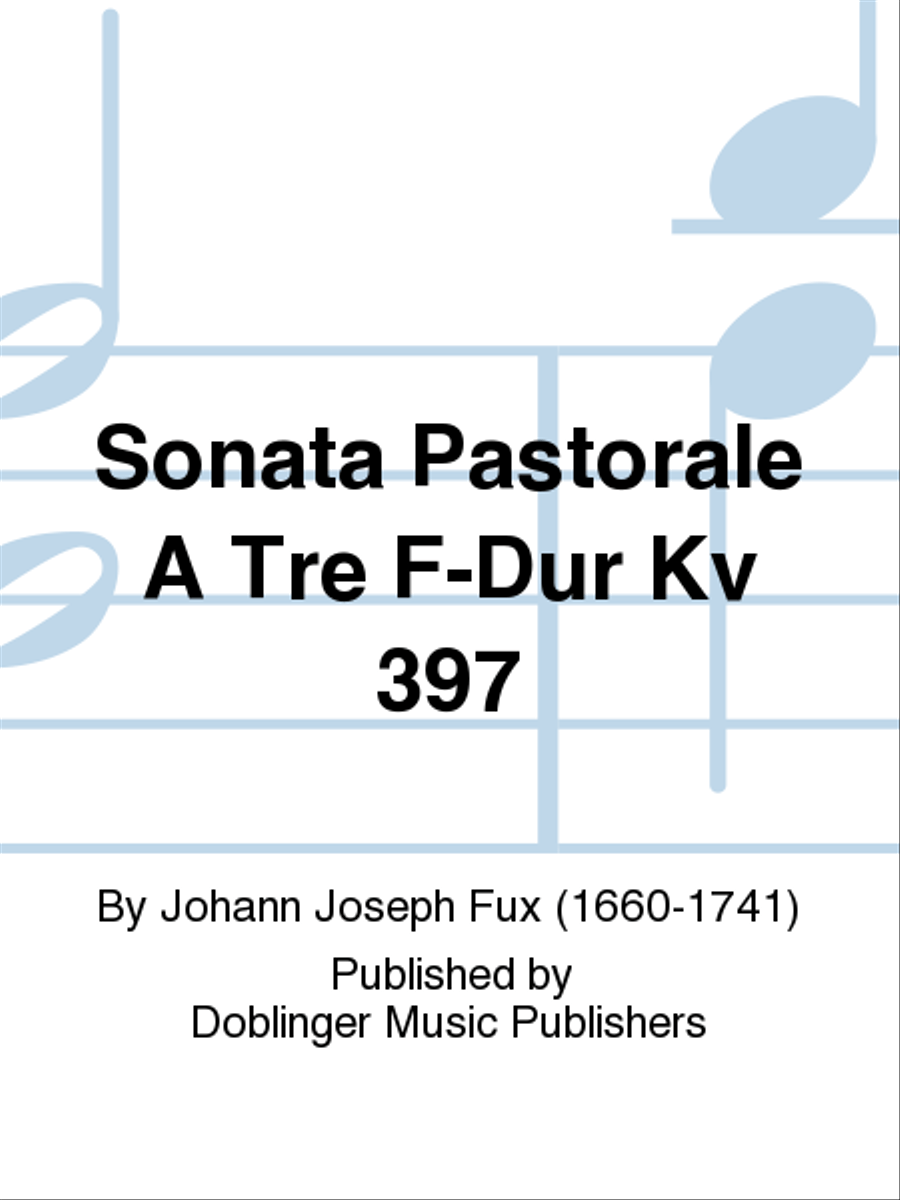 Sonata pastorale a tre F-Dur KV 397 Violin scores gallery preview page 1