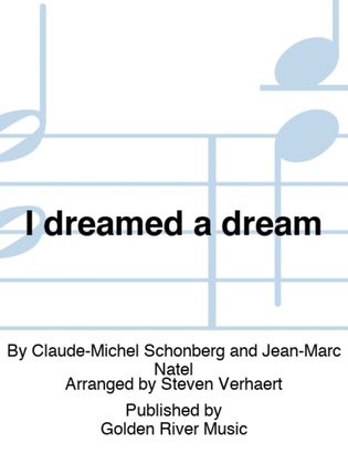 Book cover for I dreamed a dream