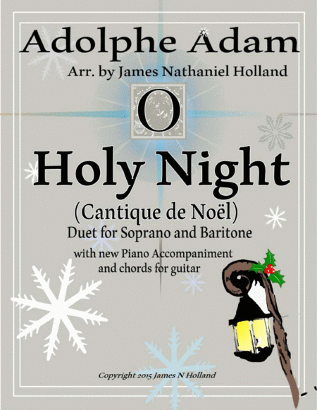 O Holy Night (Cantique de Noel) Adolphe Adam Duet for Baritone and Soprano (Tenor) image number null