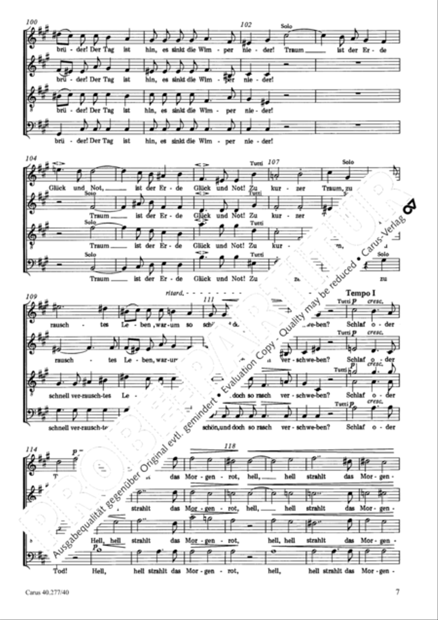 Nord oder Sud 4-Part scores gallery preview page 8