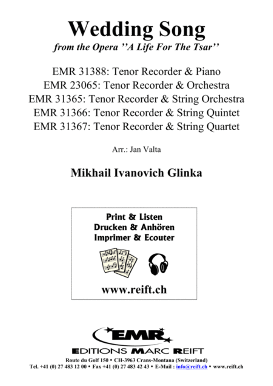 Wedding Song Wedding Song Tenor Recorder scores gallery preview page 1