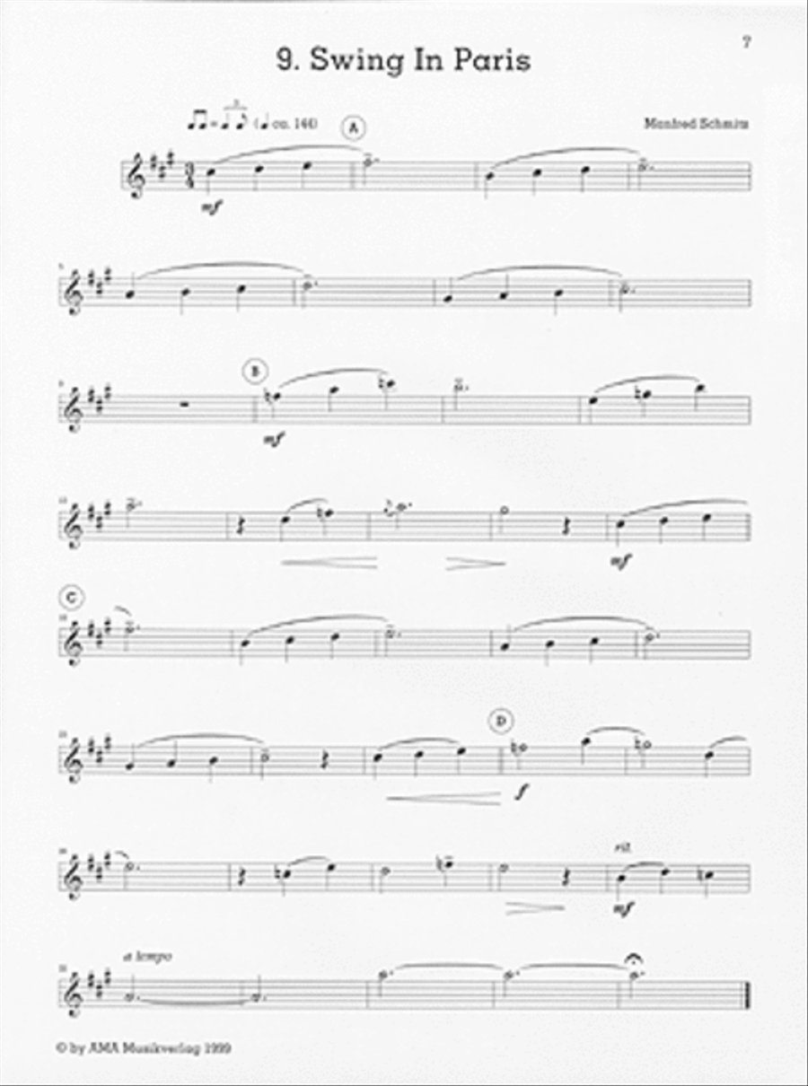 A Little Jazzed Up Tenor Saxophone scores gallery preview page 3
