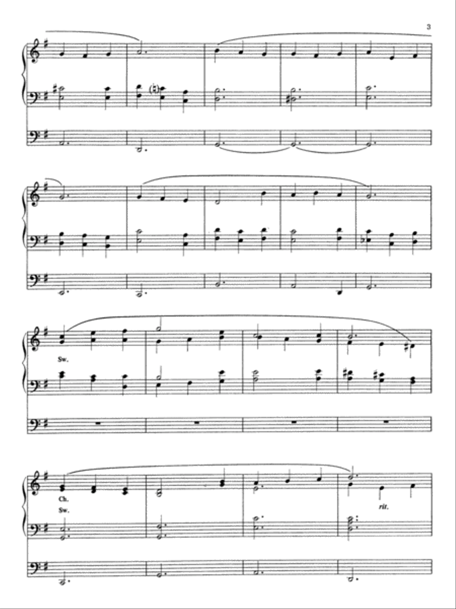 Nine Hymn Preludes Nine Hymn Preludes Organ Solo scores gallery preview page 3