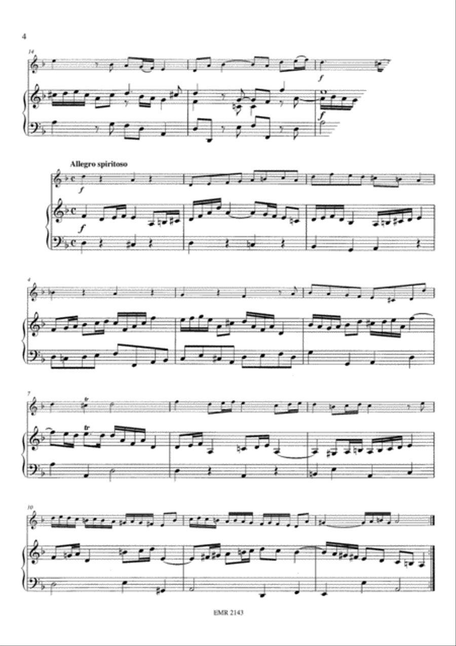 Sonata No. 5 in D minor Organ scores gallery preview page 4