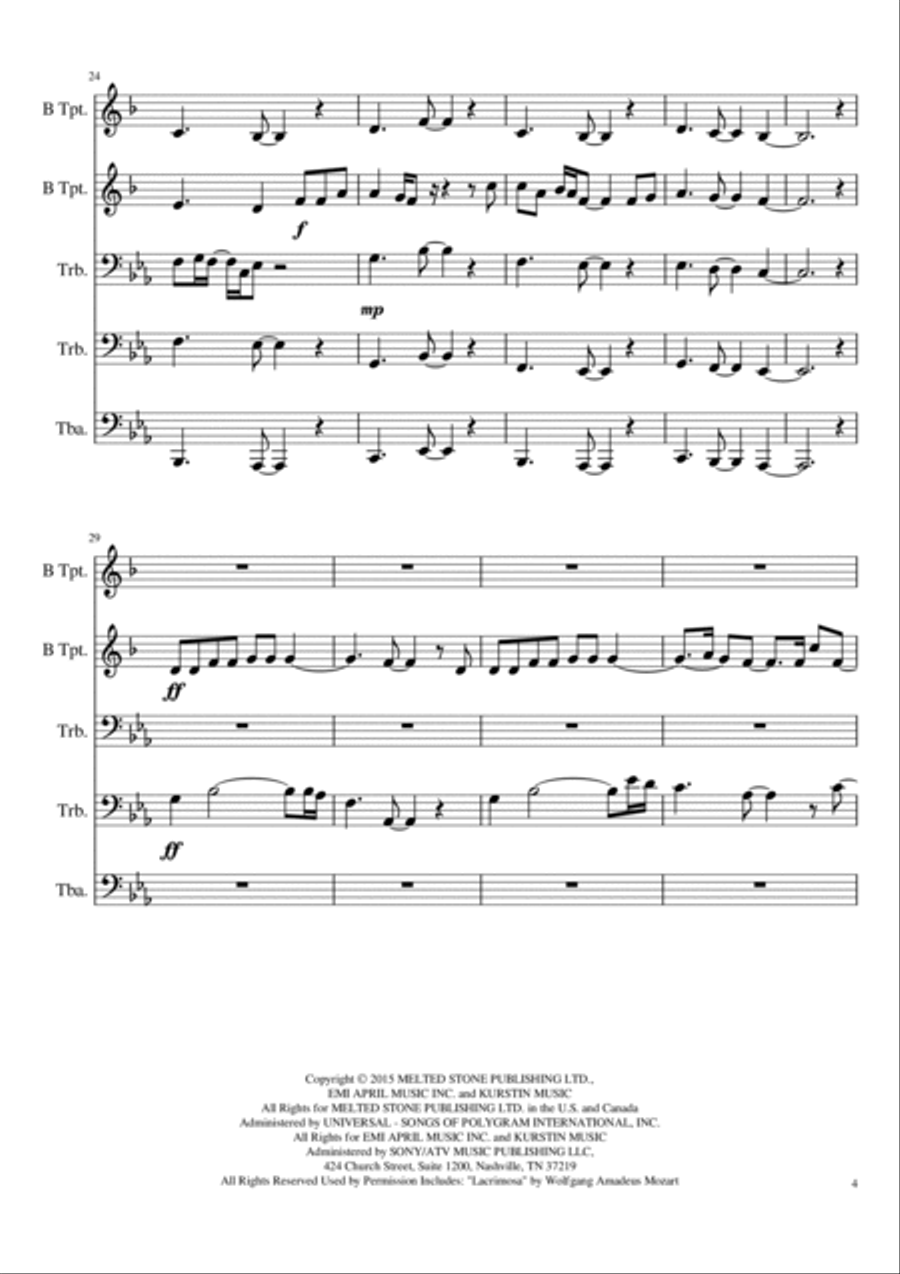 Hello Brass Ensemble scores gallery preview page 4
