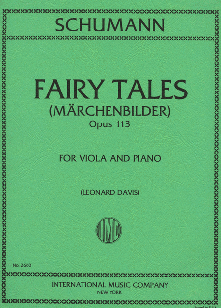 Fairy Tales. Four Pieces, Op. 113 (L. DAVIS)