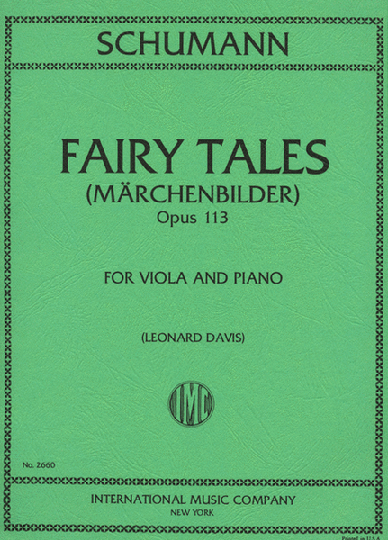 Fairy Tales. Four Pieces, Opus 113
