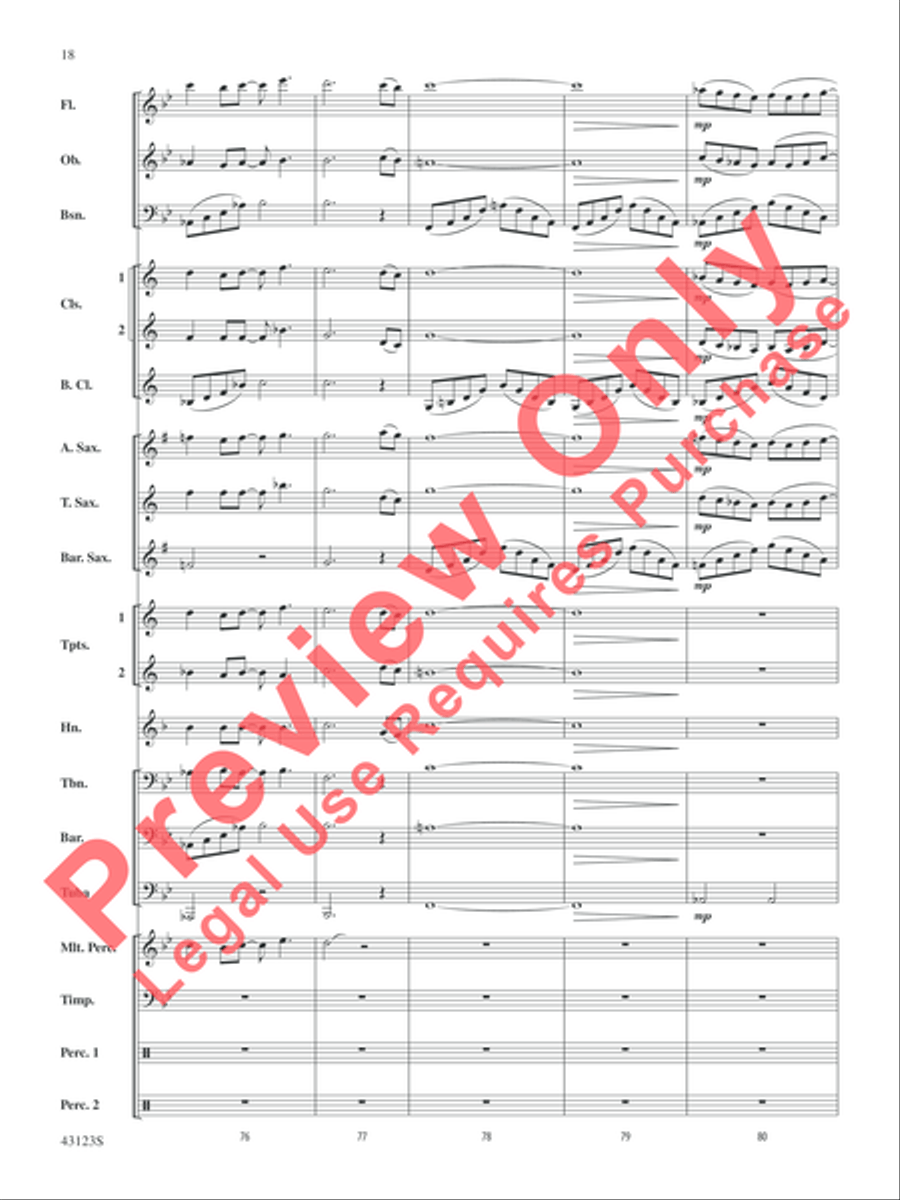 Minecraft Minecraft Concert Band scores gallery preview page 18