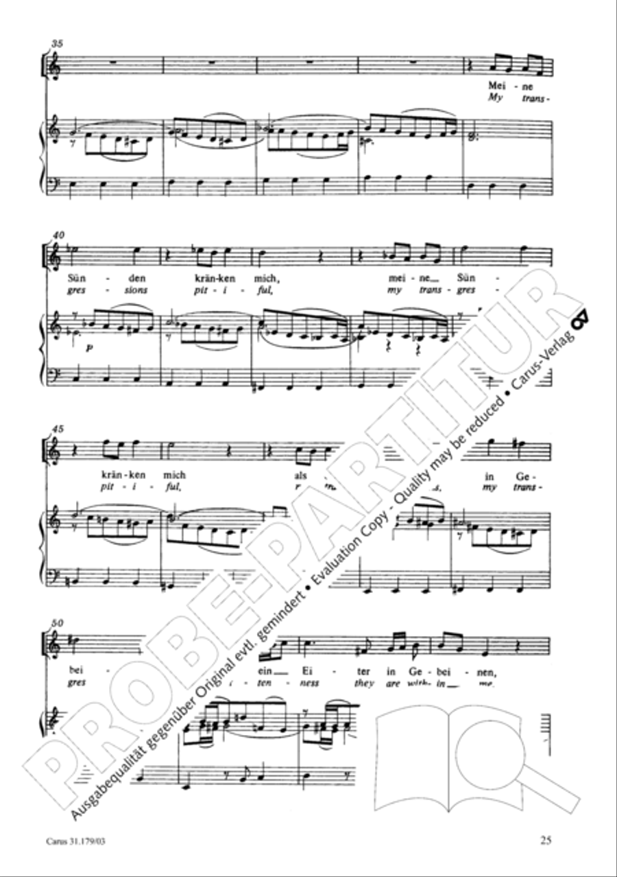 Be aware, your fear of God may turn to heresy (Siehe zu, dass deine Gottesfurcht nicht Heuchelei sei) STB scores gallery preview page 26
