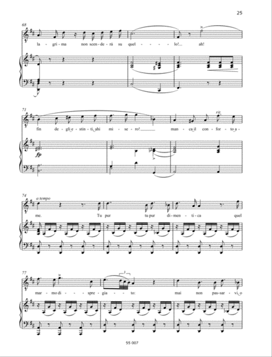 Tombe degli avi miei Tenor Voice scores gallery preview page 6