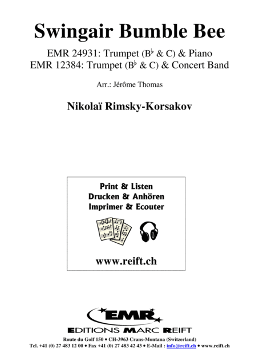 Swingair Bumble Bee Trumpet Solo scores gallery preview page 2