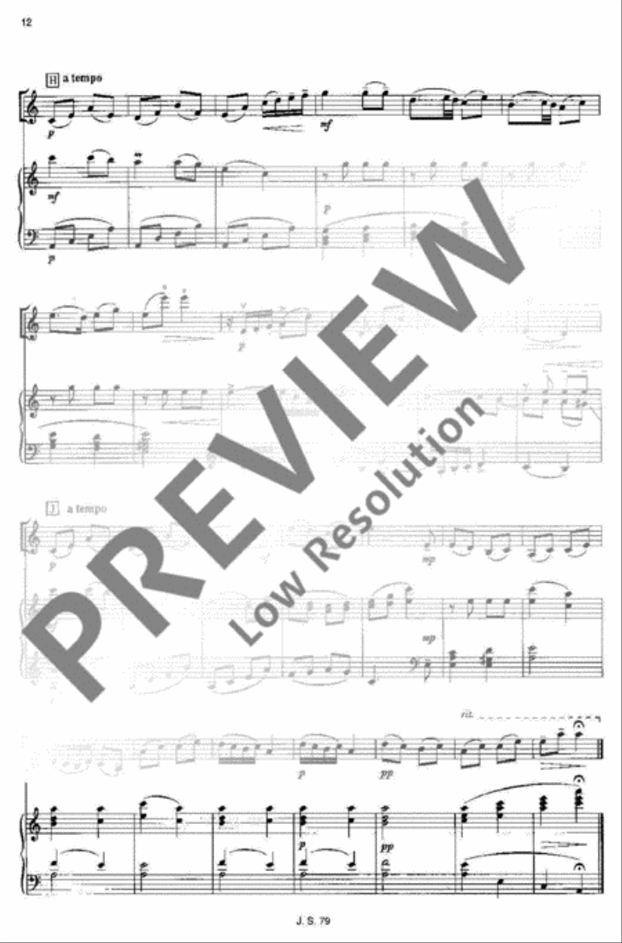 Concertino classico D major Violin scores gallery preview page 12