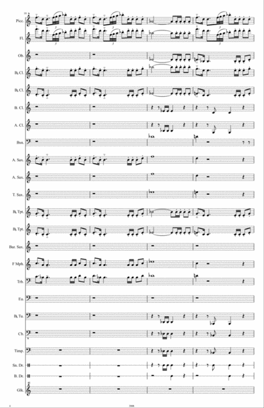 Triumph Triumph Concert Band scores gallery preview page 4