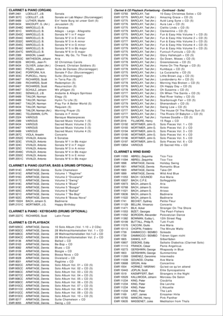 12 Easy Christmas Songs Woodwind Duet scores gallery preview page 9