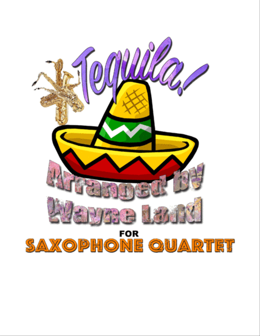 Tequila Saxophone Quartet scores gallery preview page 1