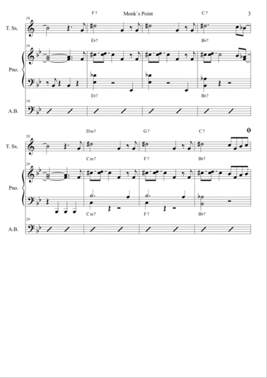 Monk's Point Small Ensemble scores gallery preview page 4