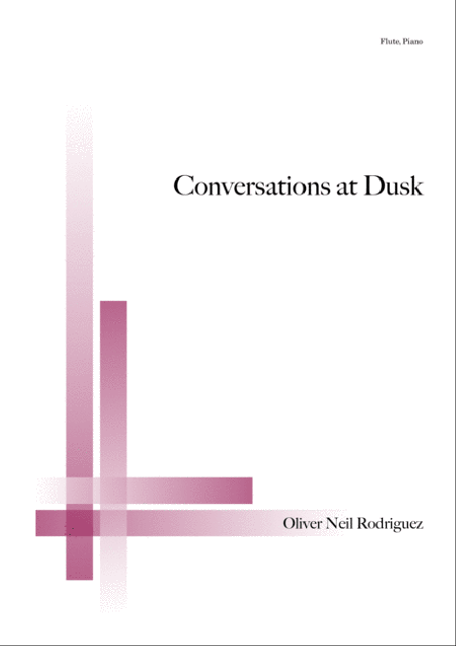 Conversations at Dusk Flute Solo scores gallery preview page 1