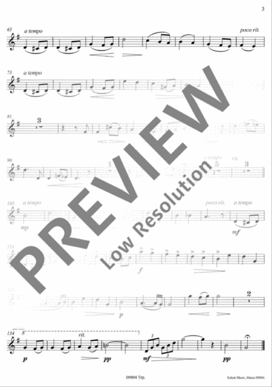 Melody B-Flat Trumpet scores gallery preview page 11