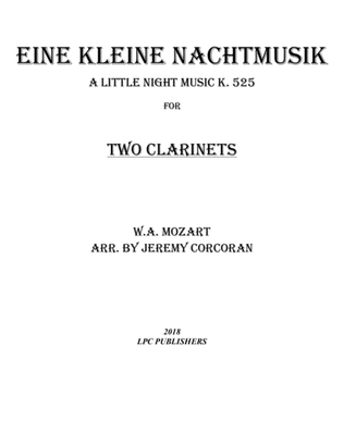 Eine Kleine Nachtmusik for Two Clarinets