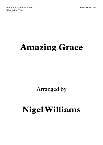 Amazing Grace, for Woodwind Trio image number null