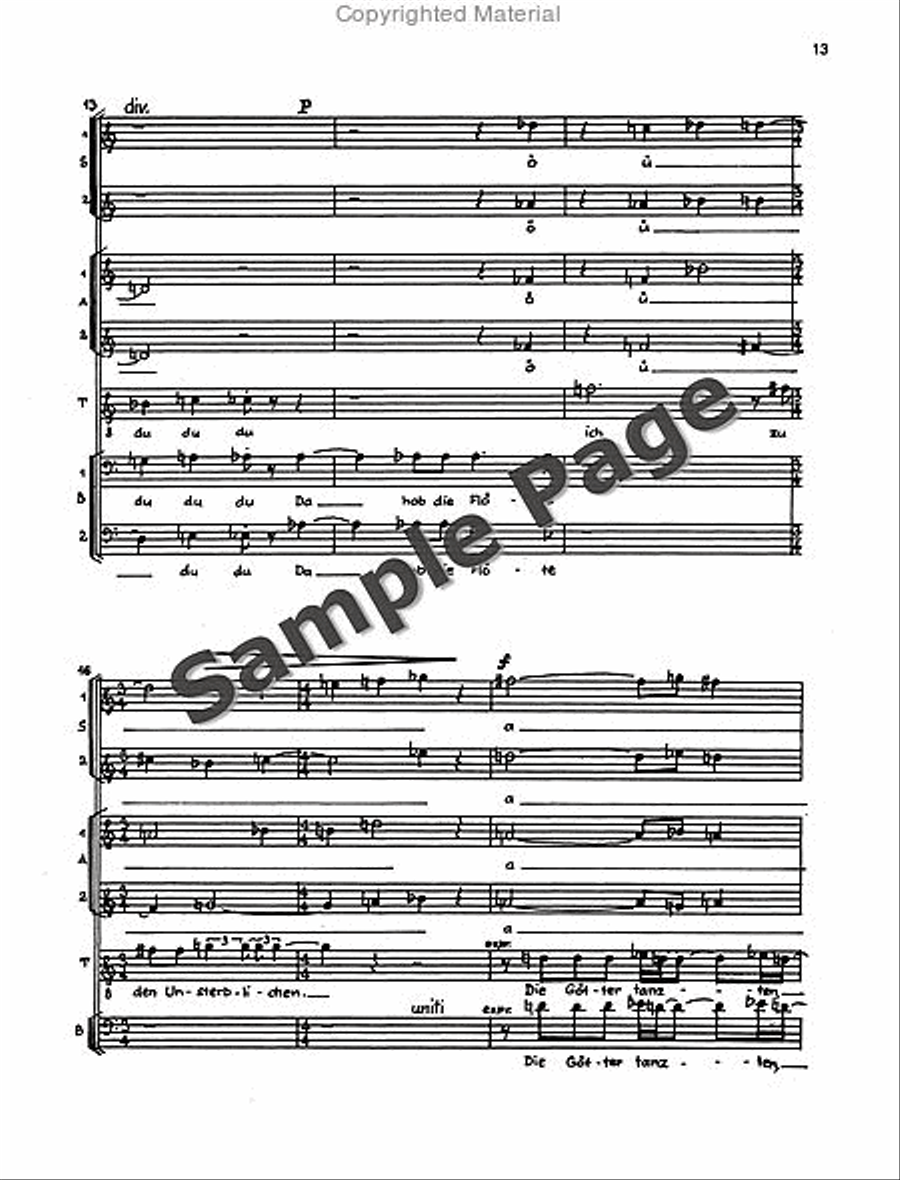 Nachtstucke 3 4-Part scores gallery preview page 14