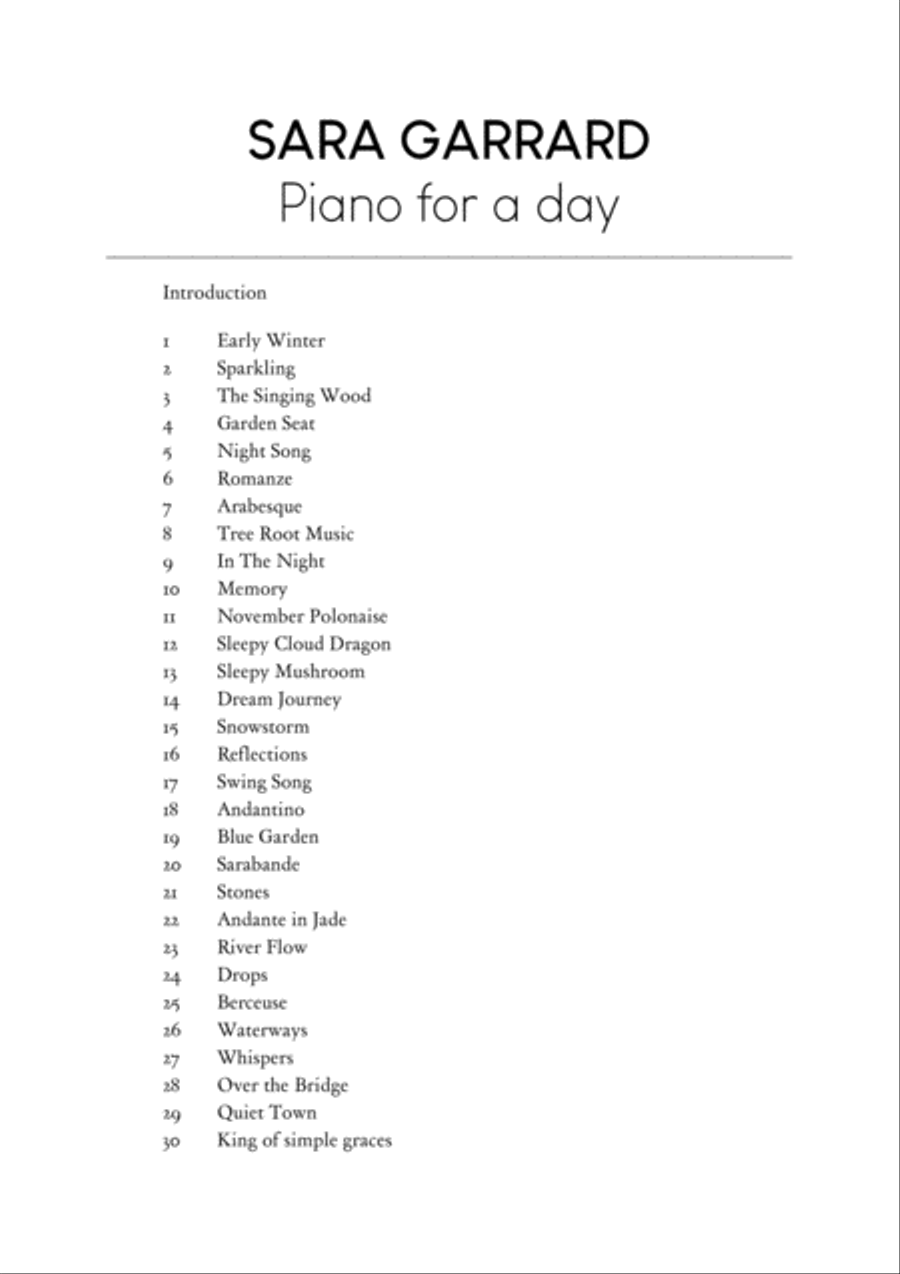 Piano for a Day: 30 piano pieces Piano Method scores gallery preview page 5