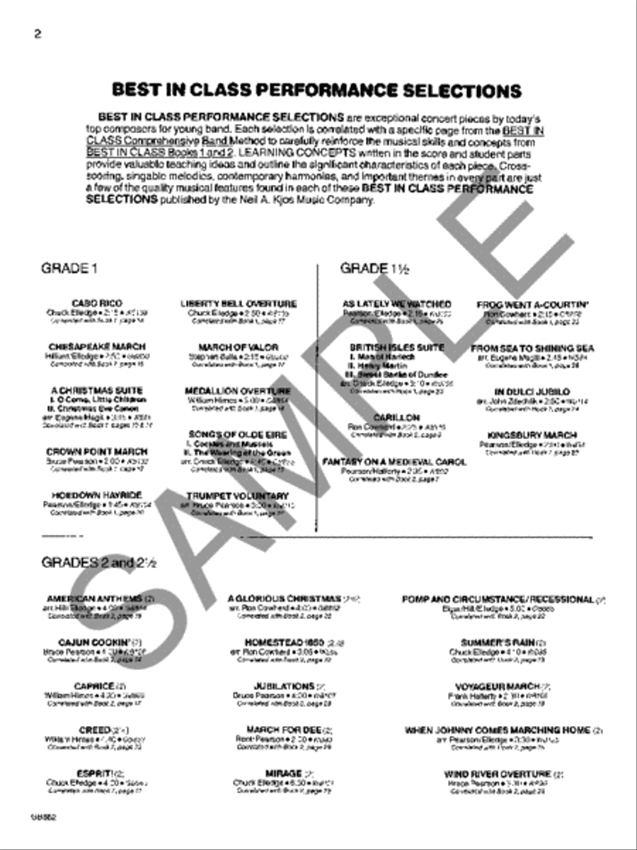 A Glorious Christmas - Score Concert Band scores gallery preview page 2