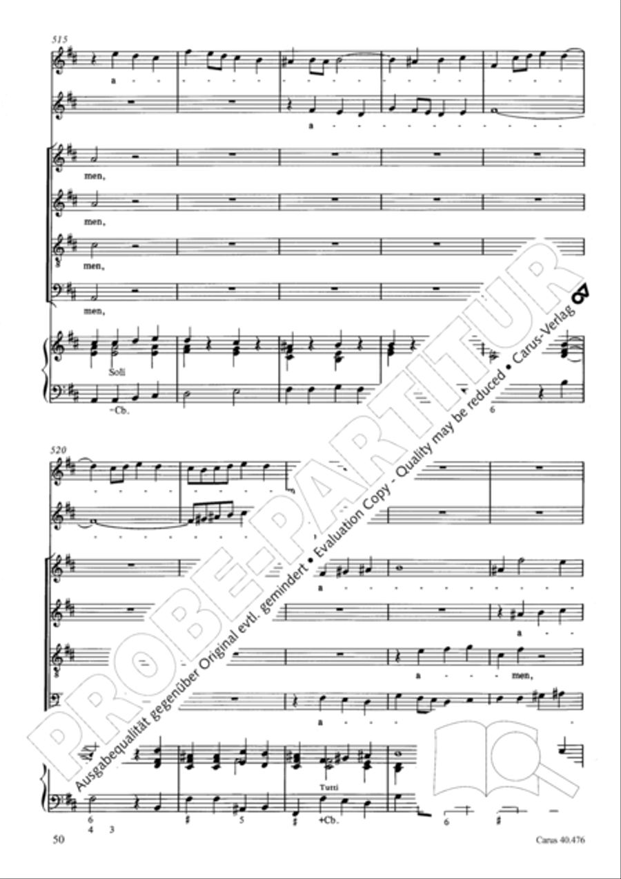 Psalm 121 (Laetatus sum) SA scores gallery preview page 51