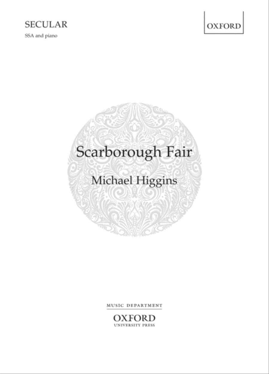 Scarborough Fair SSA scores gallery preview page 1