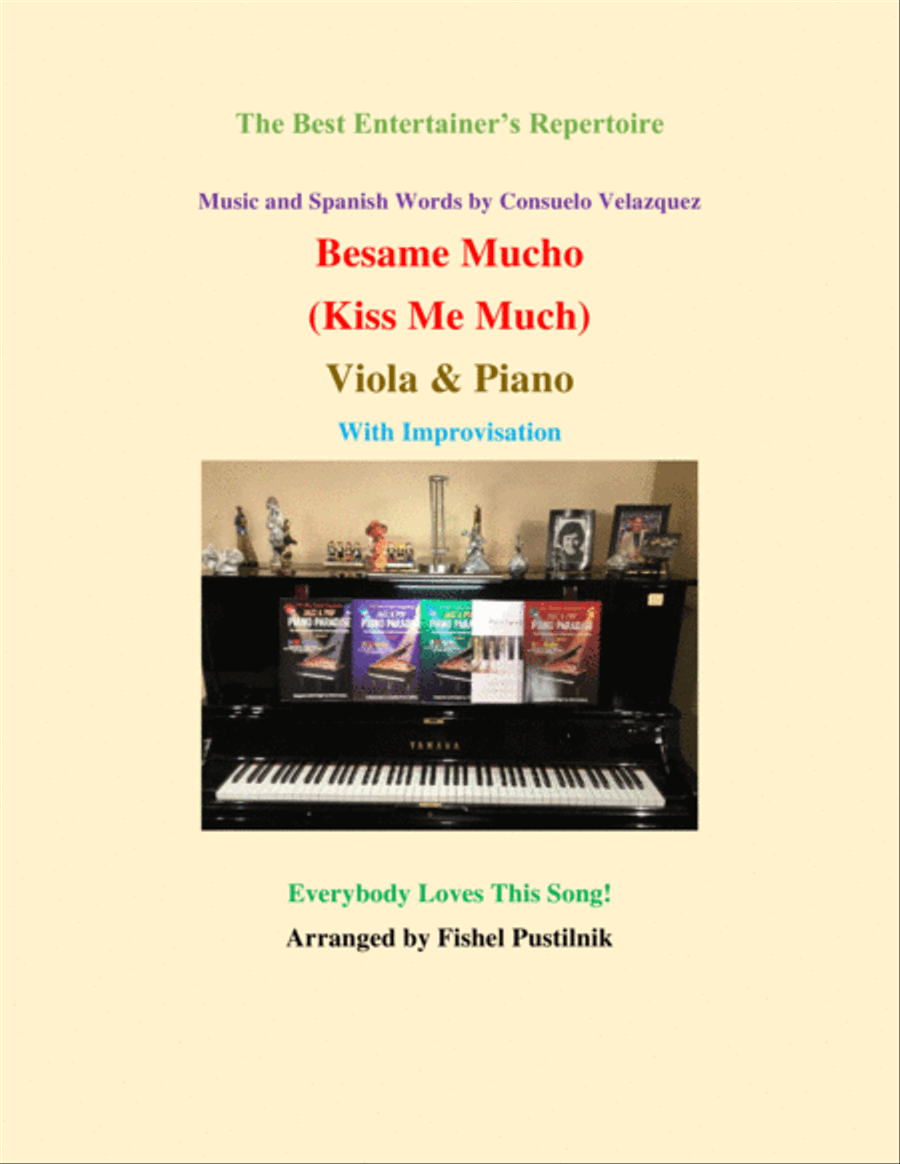 Besame Mucho (Kiss Me Much) Viola scores gallery preview page 1