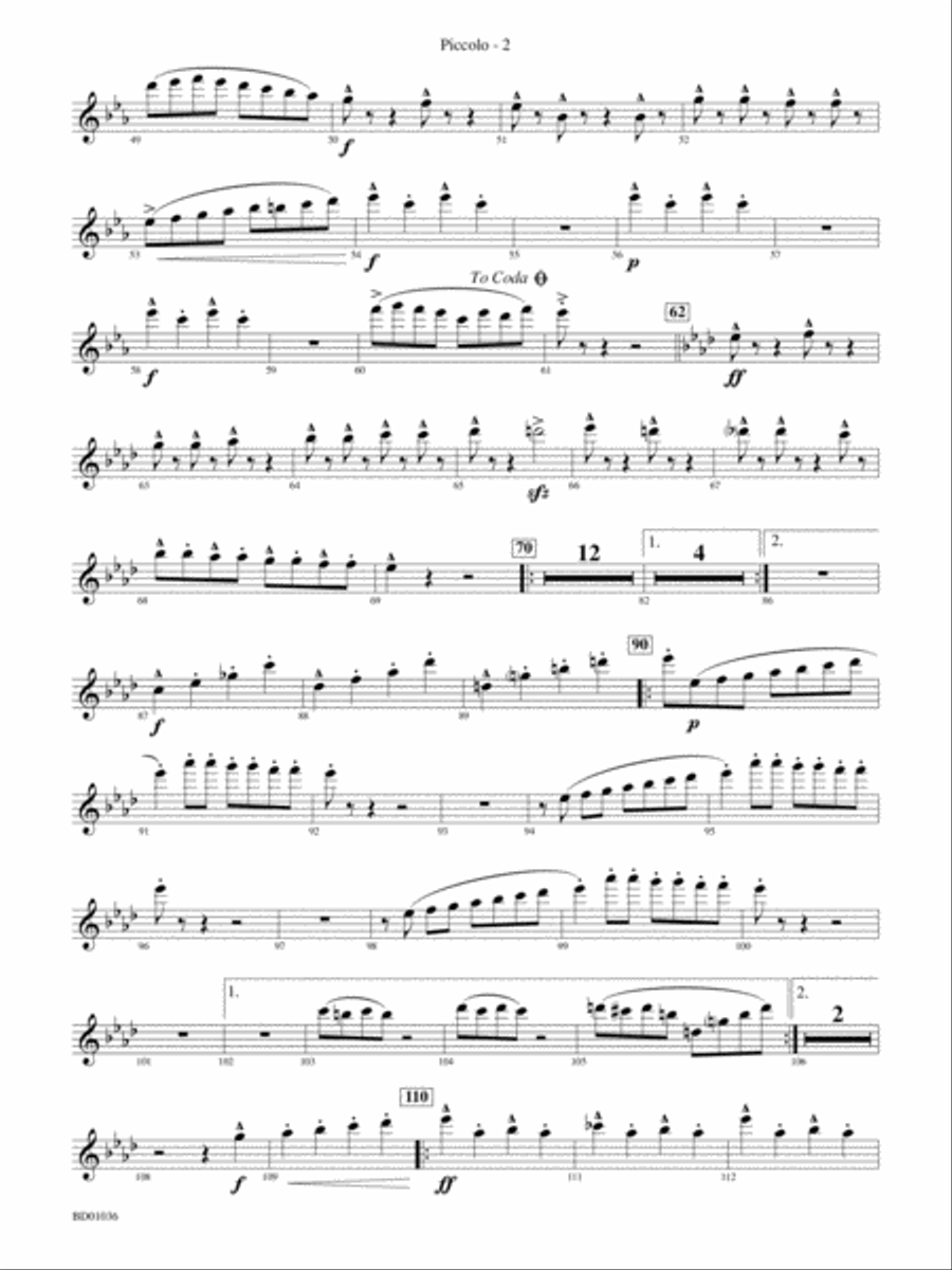 Fiddle-Faddle: Piccolo Concert Band scores gallery preview page 2