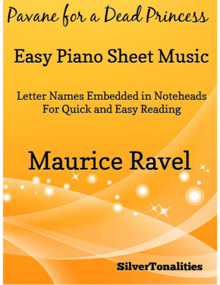 Pavane for a Dead Princess Easy Piano Sheet Music Easy Piano scores gallery preview page 1