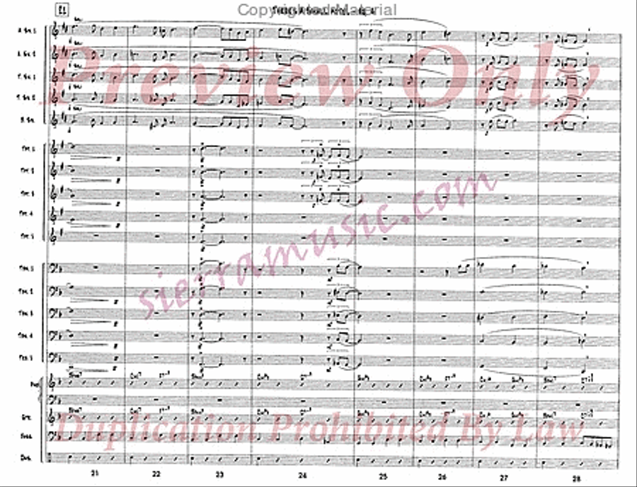 There's A Small Hotel Jazz Ensemble scores gallery preview page 5