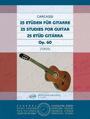 25 Etüden für Gitarre op. 60