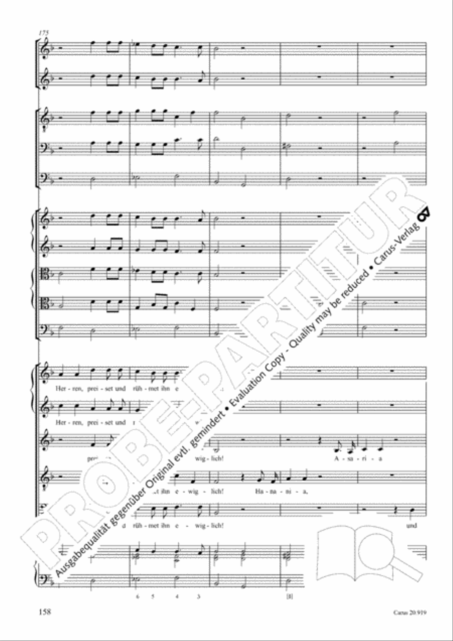 Opera varia I. Works with 1-7 parts (Complete edition, vol. 19) [Werke mit 1-7 obligaten Stimmen] Score scores gallery preview page 215