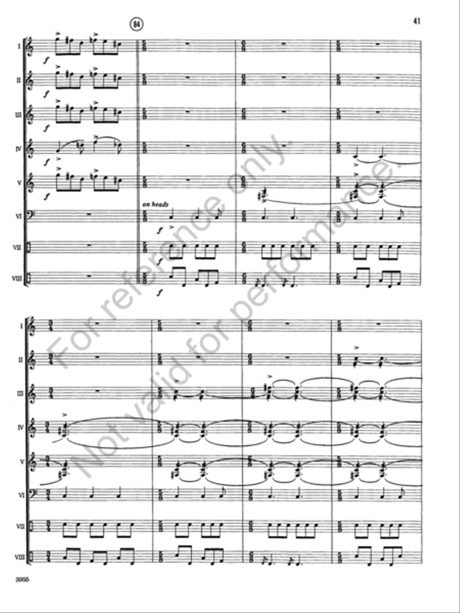 Windstone Suite Percussion Ensemble scores gallery preview page 40