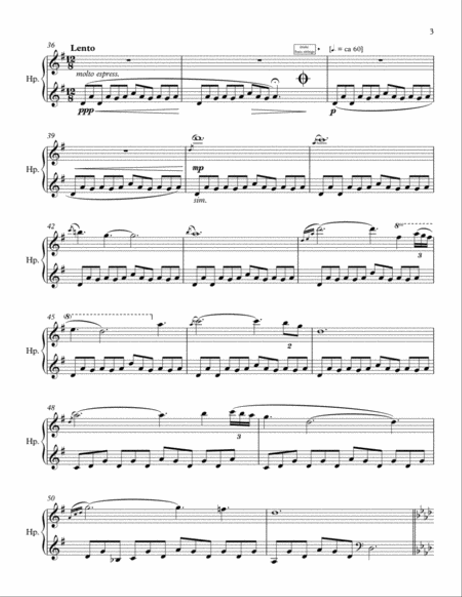 When it begins to snow - Giordano Maselli (harp solo) image number null