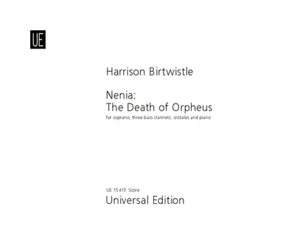 Nenia: Death of Orpheus - Score