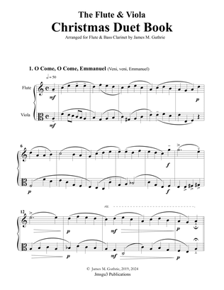 The Flute & Viola Christmas Duet Book
