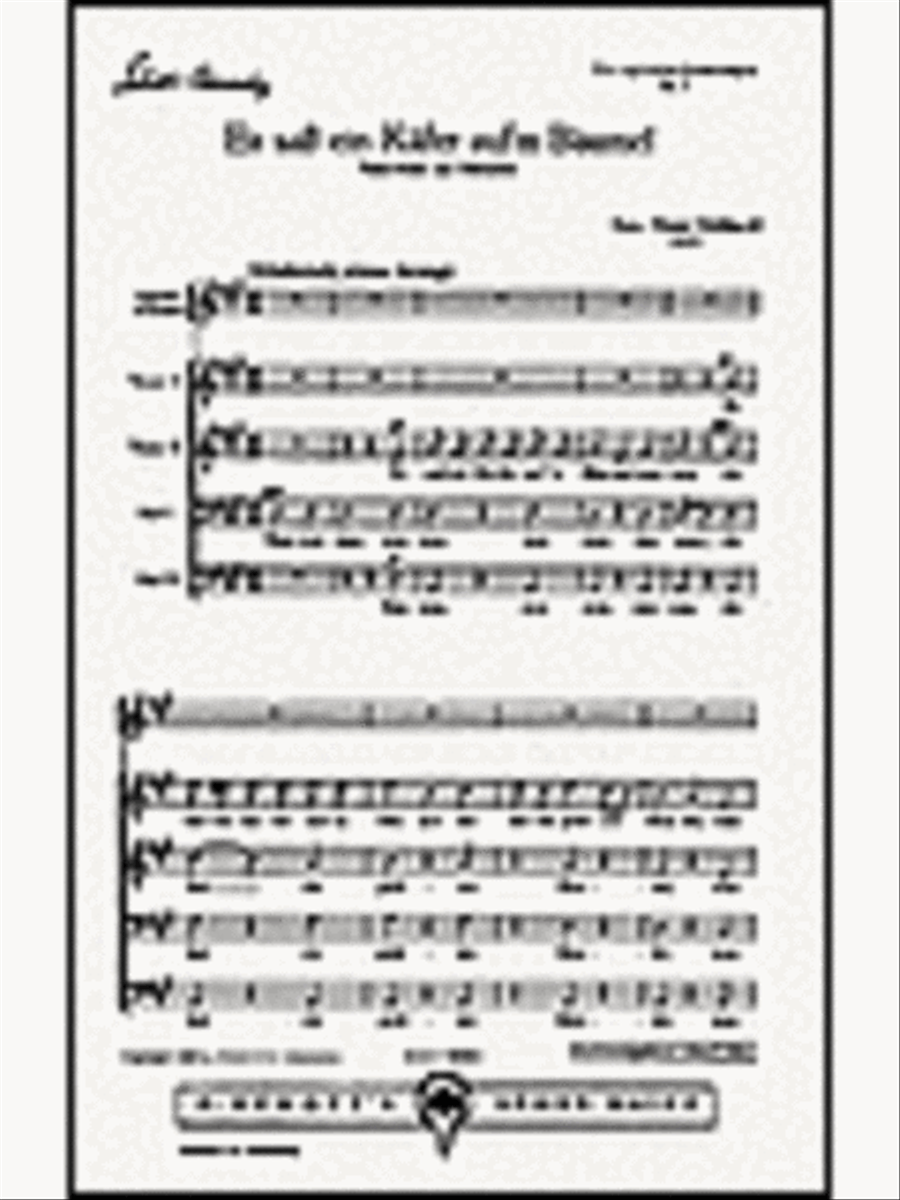 Gebhard Es Sass Ein Kaefer TTBB scores gallery preview page 1