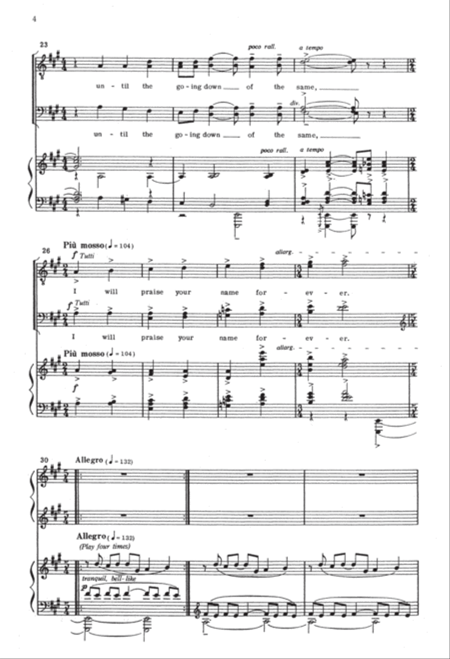 Three Sacred Pieces: 3. Canticle TTBB scores gallery preview page 5