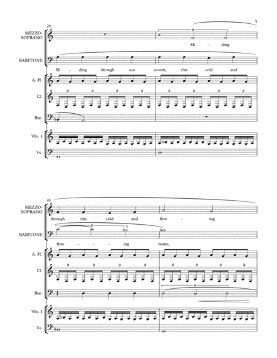 I Come From Water Vocal Duet scores gallery preview page 5