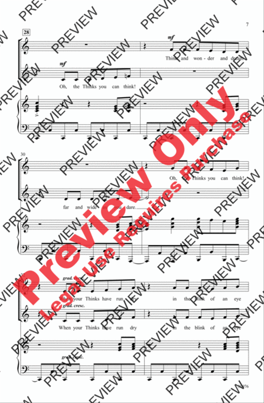 Seussical the Musical: A Choral Medley 2-Part scores gallery preview page 7