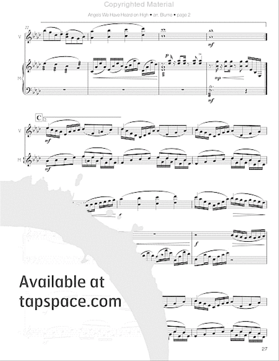 Winterludes for Two Winterludes for Two Marimba scores gallery preview page 30
